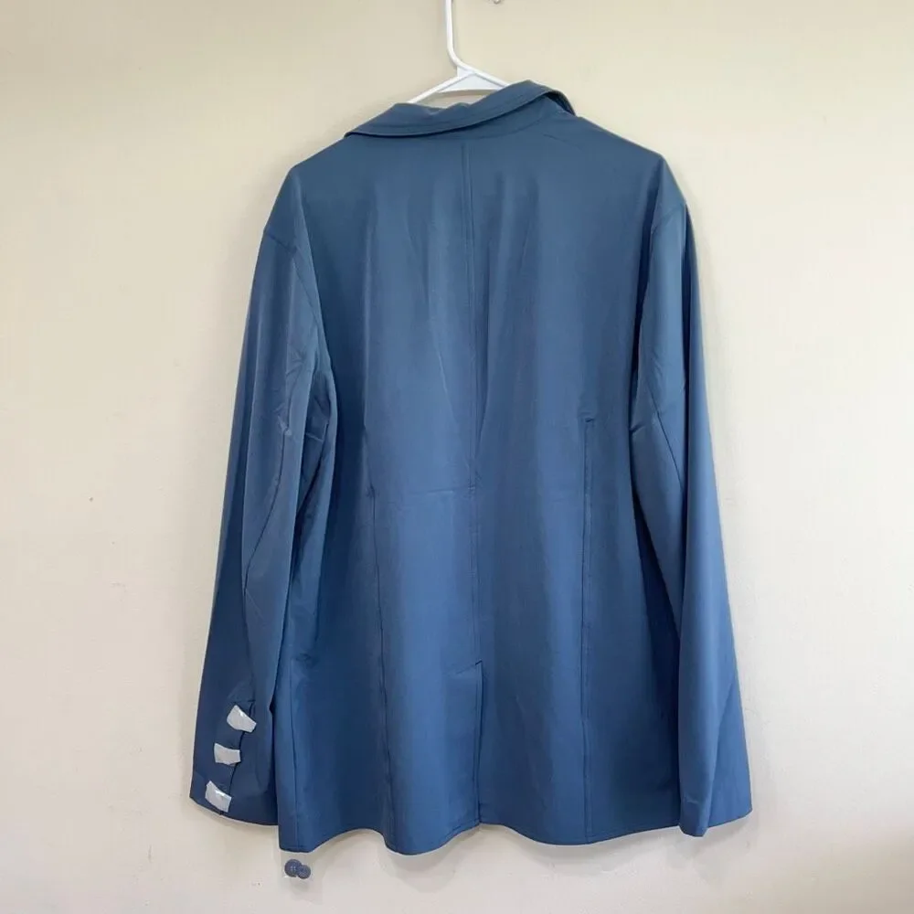 Stio Mountain Mens 44 Rammel Blazer Sports Jacket Blue NEW 2390 M’s